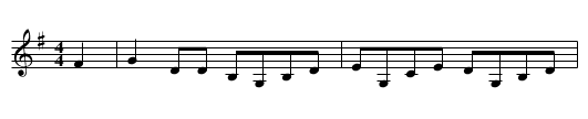 Morpeth Rant - staff notation