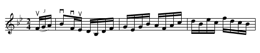Morpeth's -- Hornpipe - staff notation