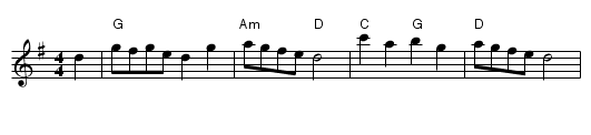 Morris Off - staff notation