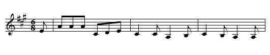 Morrisey and the Russian Sailor (2) - staff notation