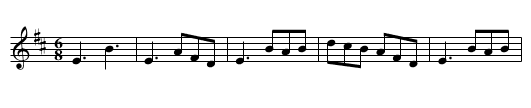 Morrison's Jig - staff notation