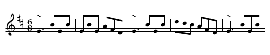 Morrison's Jig - staff notation