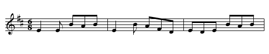 Morrisons jig - staff notation