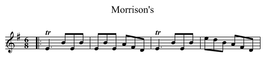 Morrison's - staff notation