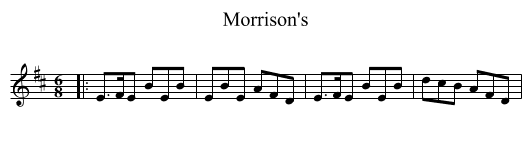 Morrison's - staff notation