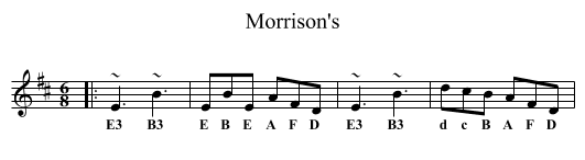 Morrison's - staff notation