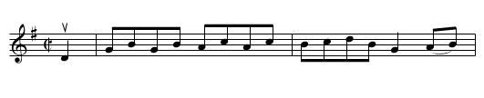 Morton's -- Reel - staff notation