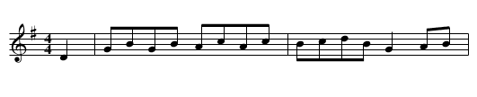 Morton's Reel - staff notation