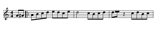 Moscow Nights - staff notation
