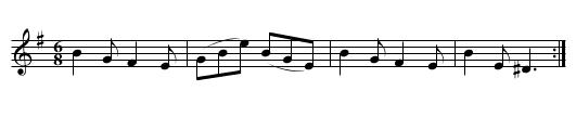 Mosette, The - staff notation