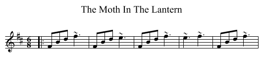Moth In The Lantern, The  - staff notation