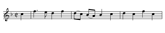 Mother Crump. PFD2.320 - staff notation