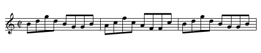 Mother's Delight - staff notation