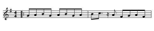 MOULINET - staff notation