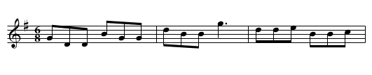 Mount Edgcomb - staff notation
