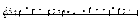 Mount Hills - staff notation