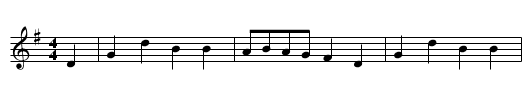 Mount Hills - staff notation