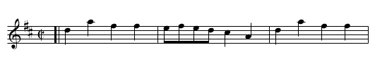 Mount Hills - staff notation