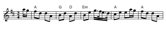 Mount Stewart House - staff notation
