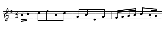 Mountain Jig Quadrille - staff notation