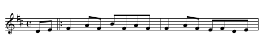 Mountain Road, The - staff notation