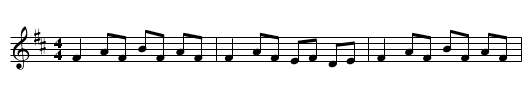 Mountain road, The - staff notation