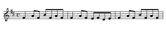Mountain Road - staff notation
