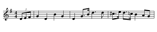 Mountain Schottische, The - staff notation