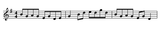 Mountain Top - staff notation