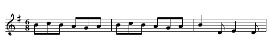 Mourne Mountains [2] - staff notation