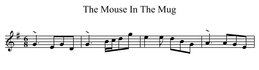 Mouse In The Mug, The  - staff notation