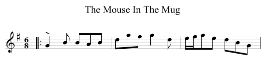 Mouse In The Mug, The  - staff notation