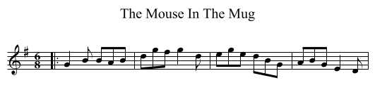 Mouse In The Mug, The  - staff notation