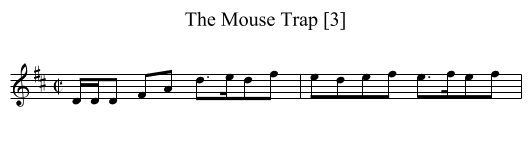 Mouse Trap [3], The - staff notation