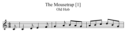 Mousetrap [1], The - staff notation
