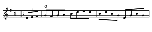 Mouth of the Tobique - staff notation