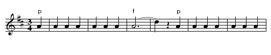 Mozarts Military Waltz. CJF.007 - staff notation