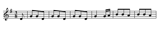Mozarts Waltz - staff notation