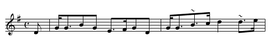 Mr. Alexander Campbell’s Strathspey - staff notation