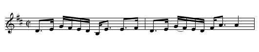 Mr. Alexander Cunningham’s Strathspey - staff notation