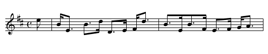 Mr. Baillie of Mellerstain - staff notation