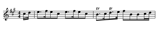 Mr. Campbell of Kinloch - staff notation