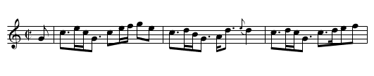 Mr. Charles Oliphant Gasks Strathspey - staff notation