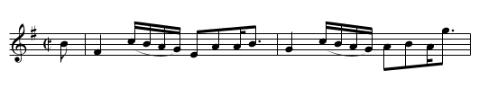 Mr. Davidson’s Strathspey - staff notation