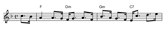 Mr Dolph Morris' Strathspey - staff notation