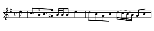 Mr. Farquhar Campbell's Strathspey - staff notation