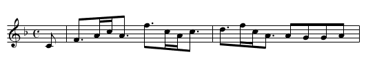 Mr. Garden Junior (of Troup's) Strathspey - staff notation