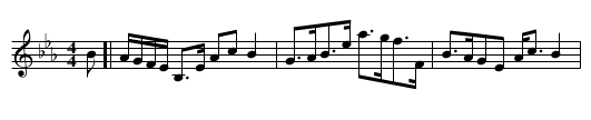 Mr George A Young - staff notation