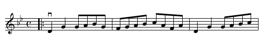 Mr GIBSON - staff notation