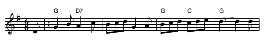 Mr. Haendel's Jig - staff notation